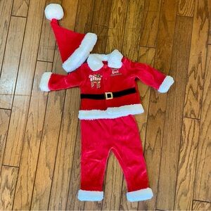 First Christmas Santa Outfit with Hat